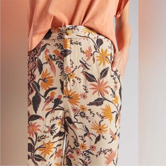 Anthropologie Floral Joggers Size 4 Excellent Condition - Picture 4 of 15